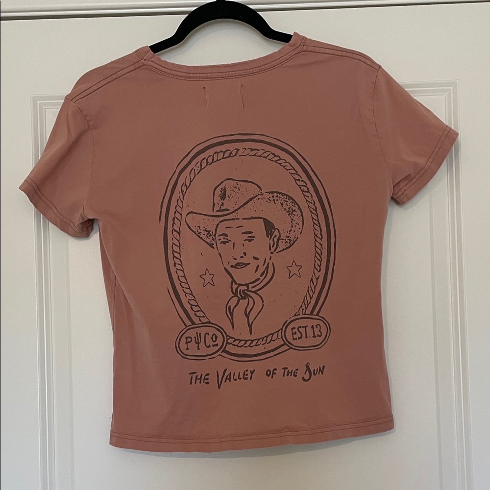 P&Co The Valley of the Sun Rose Dust Crewneck Tee